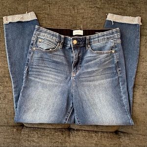 Nicole Miller Ankle Skinny High Rise Jeans - 12